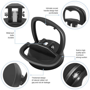 Planet Gates Car Repair Tool Body Repair Puller 2inch Black/Orange Suction Cup Remove Dents Puller For Car Dent Glass Suction Removal Tool