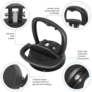 Planet Gates Car Repair Tool Body Repair Puller 2inch Black/Orange Suction Cup Remove Dents Puller For Car Dent Glass Suction Removal Tool