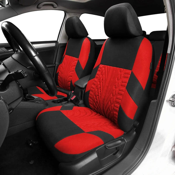 Planet Gates Car Seat Covers Full Set Front Split Rear Bench For Car Universal Cloth SUV Sedan Van Automotive Interior Covers