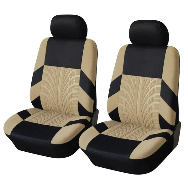 Planet Gates Car Seat Covers Full Set Front Split Rear Bench For Car Universal Cloth SUV Sedan Van Automotive Interior Covers