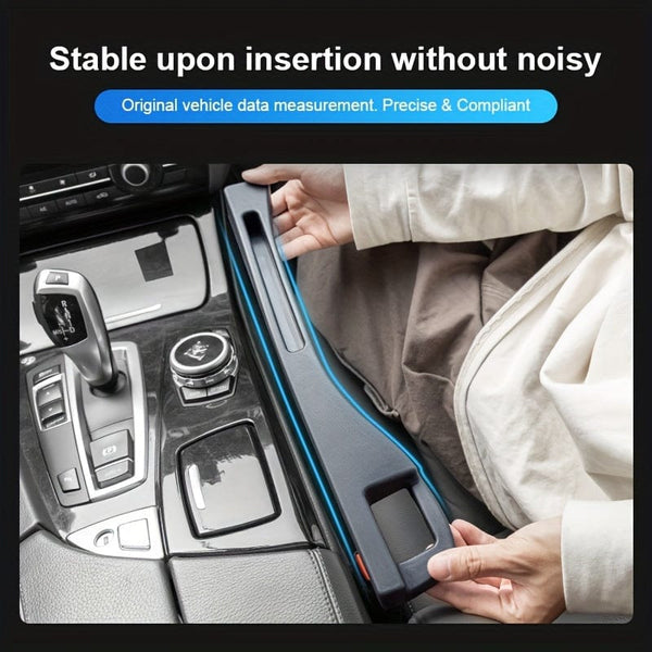 Planet Gates Car Seat Gap Plug Leak-proof Strip Storage Box Universal Car Supplies Car Storage Box Car Invisible Plug Strip Can Hold Mobile Phone