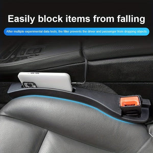 Planet Gates Car Seat Gap Plug Leak-proof Strip Storage Box Universal Car Supplies Car Storage Box Car Invisible Plug Strip Can Hold Mobile Phone