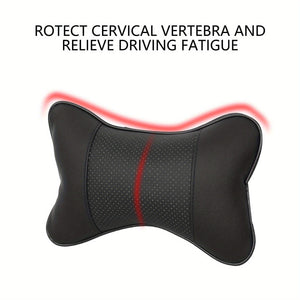 Planet Gates Car Seat Neck Pillow Breathable Auto Head Neck Rest Cushion Relax Neck Support Cervical Headrest Comfortable Soft Car Pillow