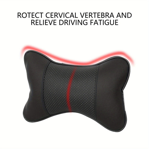 Planet Gates Car Seat Neck Pillow Breathable Auto Head Neck Rest Cushion Relax Neck Support Cervical Headrest Comfortable Soft Car Pillow