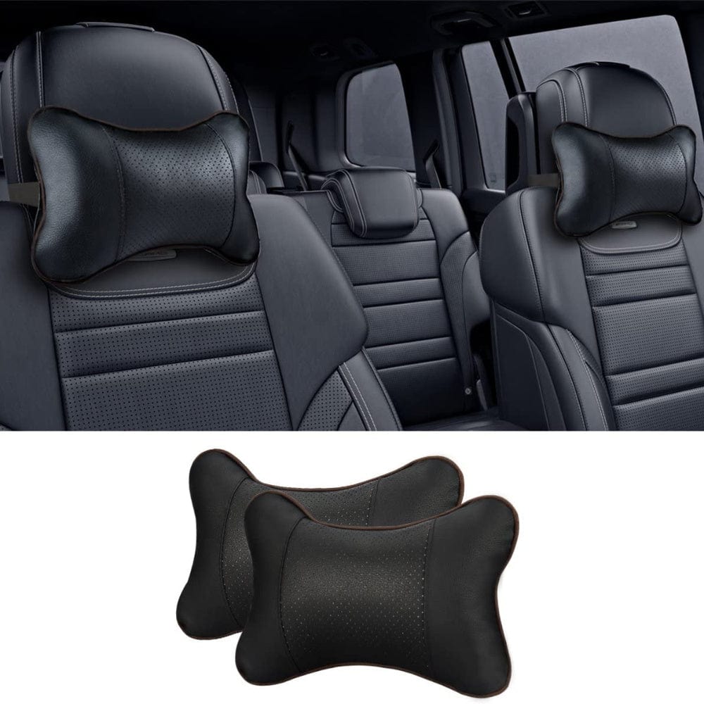 Planet Gates Car Seat Neck Pillow Breathable Auto Head Neck Rest Cushion Relax Neck Support Cervical Headrest Comfortable Soft Car Pillow
