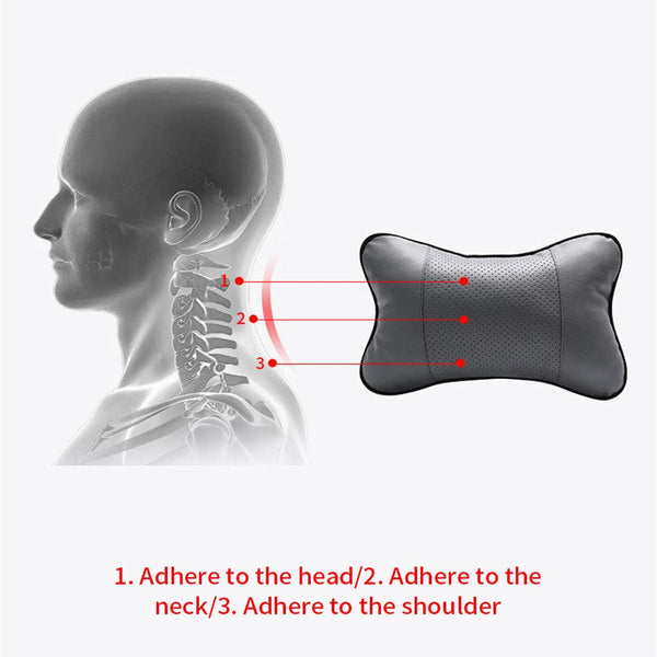 Planet Gates Car Seat Neck Pillow Breathable Auto Head Neck Rest Cushion Relax Neck Support Cervical Headrest Comfortable Soft Car Pillow
