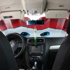Planet Gates Car Solar Protection 4 Colors Eyes Heated Windshield Sunshade Car Window Windscreen Cover Sun Shade Auto Sun Visor Car-covers