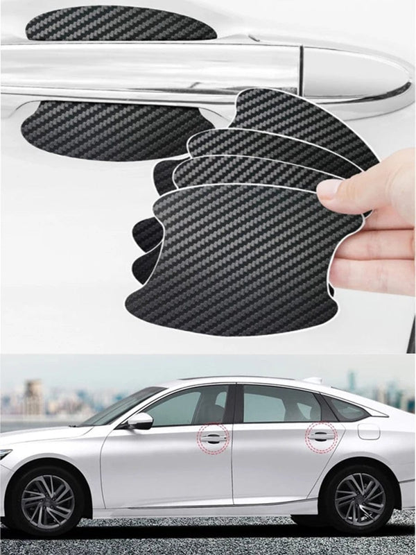 Planet Gates Car Stickers Anti Scratch Car Door Handle Carbon Fiber Protector  Automobiles Handle Protection Film Styling Exterior Accessorie