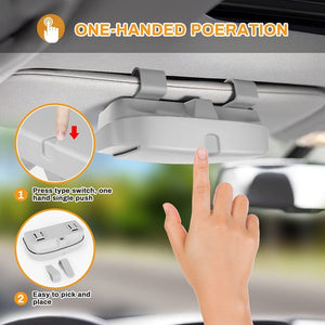 Planet Gates Car Sun Visor Glasses Case Organizer