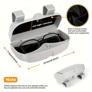 Planet Gates Car Sun Visor Glasses Case Organizer