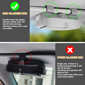 Planet Gates Car Sun Visor Glasses Case Organizer