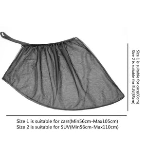 Planet Gates Car Sunshade Curtains Universal Side Window Shades SUV Curtains Protection Repellent Mosquito Mesh Net Sunshade Auto Accessories