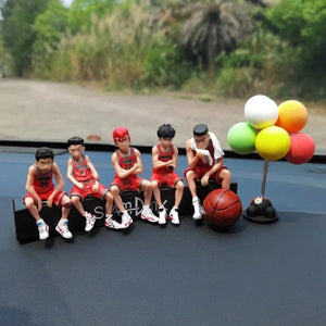 Planet Gates Car Telephone Number Plate Interior Anime Decoration SLAM DUNK Hanamichi Sakuragi Action Figure Ornament Auto Accessories Gifts