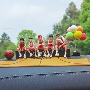 Planet Gates Car Telephone Number Plate Interior Anime Decoration SLAM DUNK Hanamichi Sakuragi Action Figure Ornament Auto Accessories Gifts