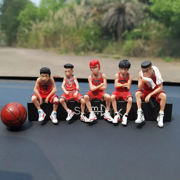 Planet Gates Car Telephone Number Plate Interior Anime Decoration SLAM DUNK Hanamichi Sakuragi Action Figure Ornament Auto Accessories Gifts
