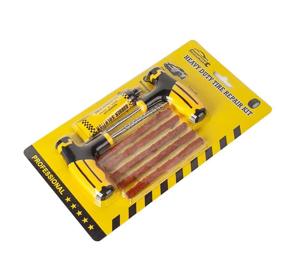 Planet Gates Car Tire Puncture Plugs Vacuum Tire Pass Emergency Repair Tools Glue Strips Glue Quick Repair Tire Repair Kit Patch Tool Set