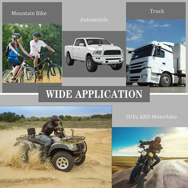 Planet Gates Car Tire Repair Tool Kit with Rubber Strips Tubeless Tyre Puncture Studding Plug Set Motorcycle Truck Vacuum Tire Repair Tool