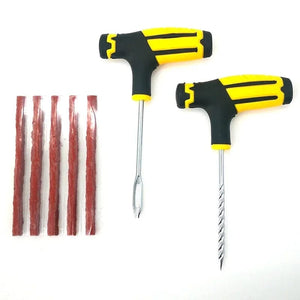 Planet Gates Car Tire Repair Tool Tyre Puncture Plug Tools Tire Repair Kit Studding Tool Set Auto Bike Tubeless Tire