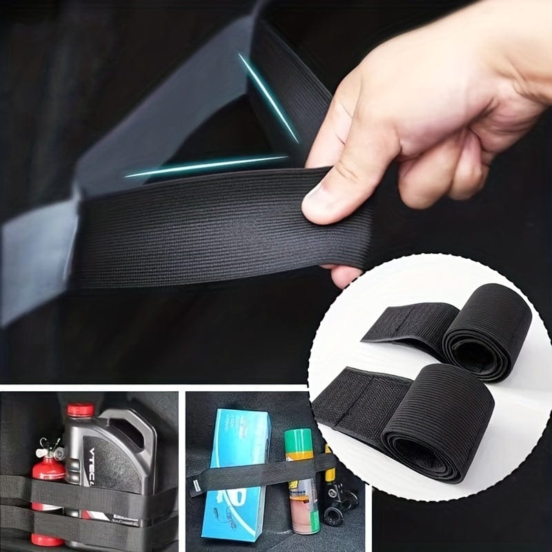 Planet Gates Car Trunk Organizer Car Accessories Fixed With Storage Bag Tape Fixed Car Interior Storage Finishing Accessories