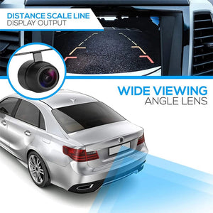 Planet Gates Car Universal Rear View Camera 170° Wide Angle Reverse Parking IP68 Waterproof CCD LED Auto Backup Monitor HD Night Vision Image