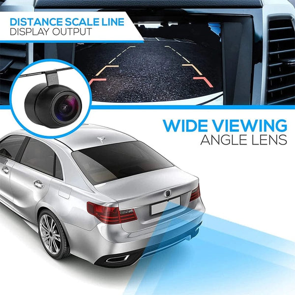 Planet Gates Car Universal Rear View Camera 170° Wide Angle Reverse Parking IP68 Waterproof CCD LED Auto Backup Monitor HD Night Vision Image