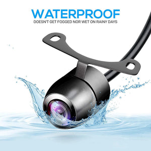 Planet Gates Car Universal Rear View Camera 170° Wide Angle Reverse Parking IP68 Waterproof CCD LED Auto Backup Monitor HD Night Vision Image