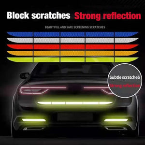 Planet Gates Car Wheel Hub Reflective Stripes Door Handle Safety Warning Sticker Car Rear Warning Tape Automobile Sticker Exterior Accessorie