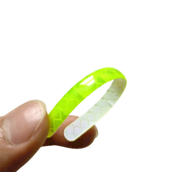 Planet Gates Car Wheel Hub Reflective Stripes Door Handle Safety Warning Sticker Car Rear Warning Tape Automobile Sticker Exterior Accessorie