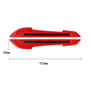 Planet Gates Car Wheel Hub Reflective Stripes Door Handle Safety Warning Sticker Car Rear Warning Tape Automobile Sticker Exterior Accessorie