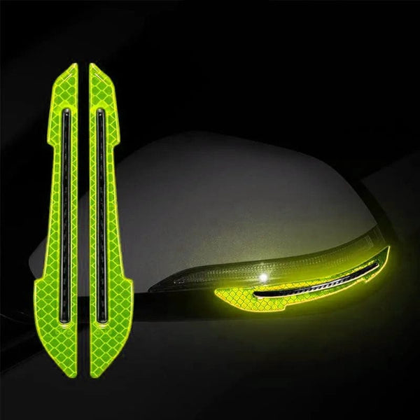 Planet Gates Car Wheel Hub Reflective Stripes Door Handle Safety Warning Sticker Car Rear Warning Tape Automobile Sticker Exterior Accessorie