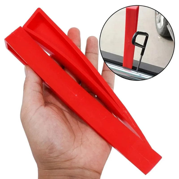 Planet Gates Car Window Dent Repair Plastic Red Car Universal Crowbar Enlarger Door Recess Body Window Door Wedge Remove Repair Hand Tools