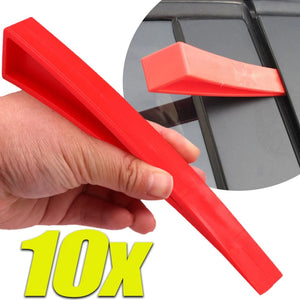Planet Gates Car Window Dent Repair Plastic Red Car Universal Crowbar Enlarger Door Recess Body Window Door Wedge Remove Repair Hand Tools