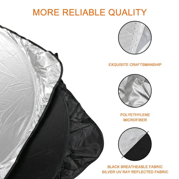 Planet Gates Car Windshield Sun Shade Cover Visor Protector Interior Anti UV Sun Windscreen Folding Parasol Auto Automobiles Accessories