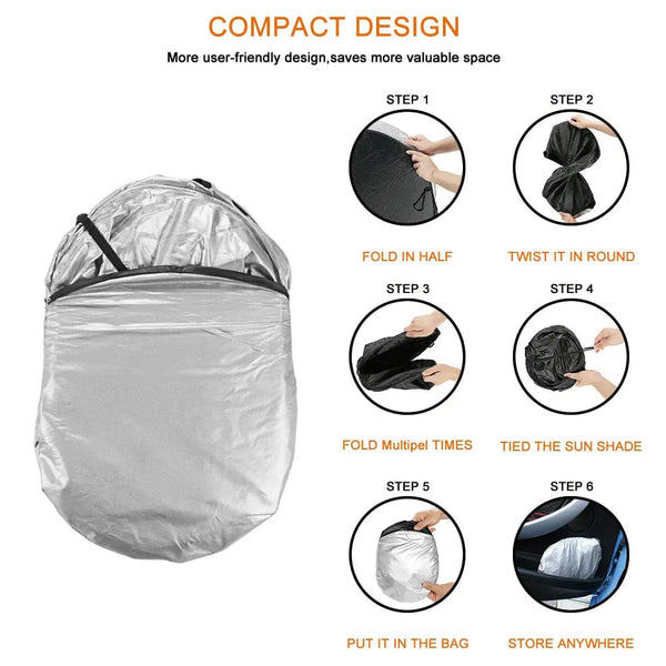 Planet Gates Car Windshield Sun Shade Cover Visor Protector Interior Anti UV Sun Windscreen Folding Parasol Auto Automobiles Accessories