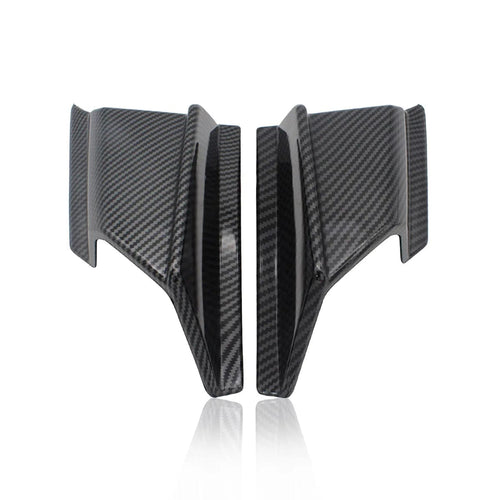 Planet Gates Carbon Style / CHINA Motorcycle Winglet Side Spoiler Side Wind ABS Front Fairing Protector Wing Cover For Honda ADV150 ADV 150 2019 2020