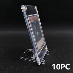 Planet Gates Card Brick B 10pc Top Loader Plastic Collect Holder Protector Board Game Trading Card Cards Outer Sleeves TCG Game Collection Card Hobbies Storage