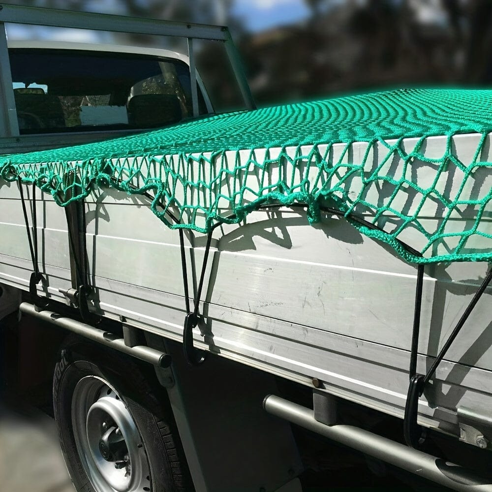 Planet Gates Cargo Net For Pickup Truck Bed With 15pcs Hook Heavy Duty Luggage Bungee Net For Car