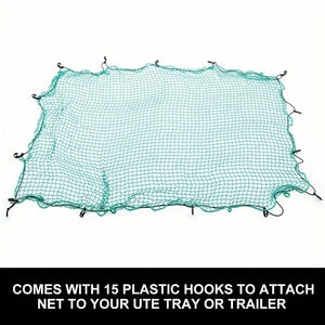 Planet Gates Cargo Net For Pickup Truck Bed With 15pcs Hook Heavy Duty Luggage Bungee Net For Car