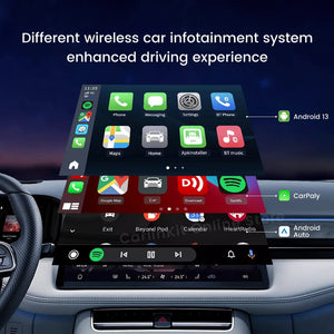 Planet Gates Carlinkit Android 13 Tv Box LED 8+128GB CarPlay Wireless Android Auto Wireless Adapter Support Youtube Netfilx IPTV Spotify GPS