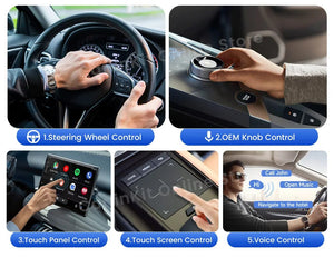 Planet Gates Carlinkit Android 13 Tv Box LED 8+128GB CarPlay Wireless Android Auto Wireless Adapter Support Youtube Netfilx IPTV Spotify GPS