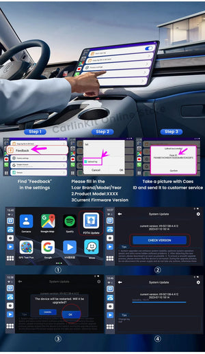 Planet Gates Carlinkit Android 13 Tv Box LED 8+128GB CarPlay Wireless Android Auto Wireless Adapter Support Youtube Netfilx IPTV Spotify GPS