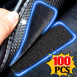 Planet Gates Carpet Fixing Stickers 100/2pcs Double High Adhesive Car Fixed Patches Non-slip Mat Home Floor Foot Mats Non-slip Grip Tapes New