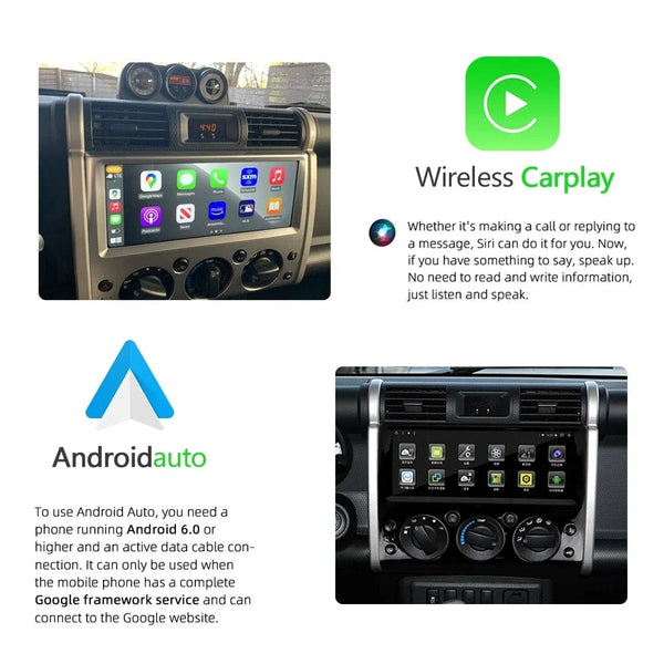 Planet Gates Carplay 1920*720 IPS 2 din Android 14 Car Radio For Toyota FJ Cruiser 2007 2008-2017 Auto GPS Navigation Stereo 8+128G Bluetooth