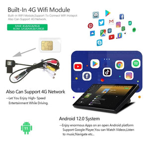 Planet Gates Carplay 1920*720 IPS 2 din Android 14 Car Radio For Toyota FJ Cruiser 2007 2008-2017 Auto GPS Navigation Stereo 8+128G Bluetooth