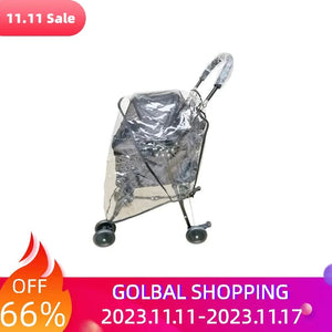 Planet Gates Carrier Accessories Protection Windproof Portable Dog Stroller Cover Pet Warm Outdoor Travel Foldable Waterproof Clear Plastic