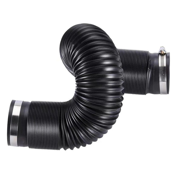 Planet Gates carton 1 Set Universal Car 3 inch Carbon Fibre Cold Air Filter Feed Enclosed Intake Induction Pipe Hose Kit Universal
