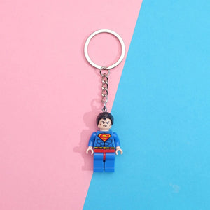 Planet Gates Cartoon Anime Marvel Spider-Man Batman superman Iron Man Wolverine Captain America Pendant Key ring pendant Backpack pendant toy