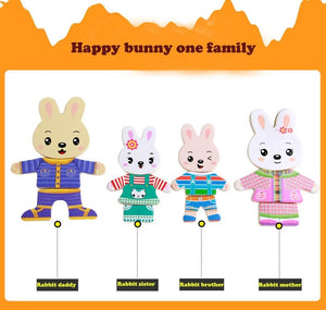 Planet Gates Cartoon Change Clothes Kids Early Educational Wooden Toy Jigsaw Puzzle Bear Dressing Game Montessori Baby Toys For Children Gift