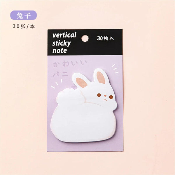 Planet Gates Cartoon Cute Cat Dog Sticky Notes Rabbit Bird Colorful Memo Pad Creative Sticker Face N Times Stickers School Stationery Gift