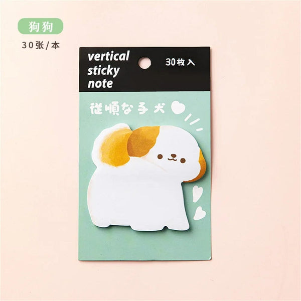 Planet Gates Cartoon Cute Cat Dog Sticky Notes Rabbit Bird Colorful Memo Pad Creative Sticker Face N Times Stickers School Stationery Gift